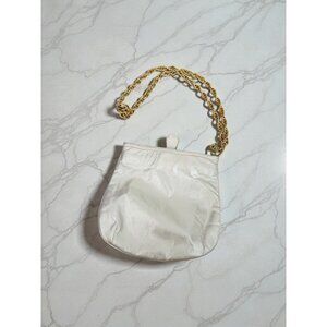 MARCO BROTHERS Vintage Ivory Gold Cocktail Shoulder BAg